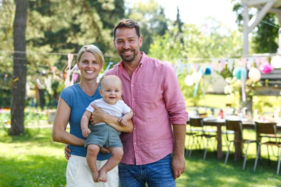 Familienfest im Garten
